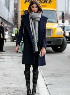 歐美街拍大衣 2015冬季女性必穿服飾